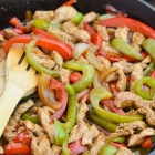 Turkey Stir Fry with Peppers and Onions