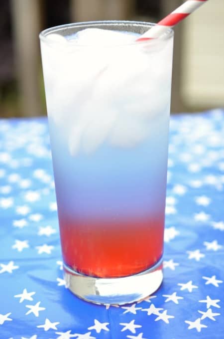 Red, White and Blue Layered Drink – Domestic Dee