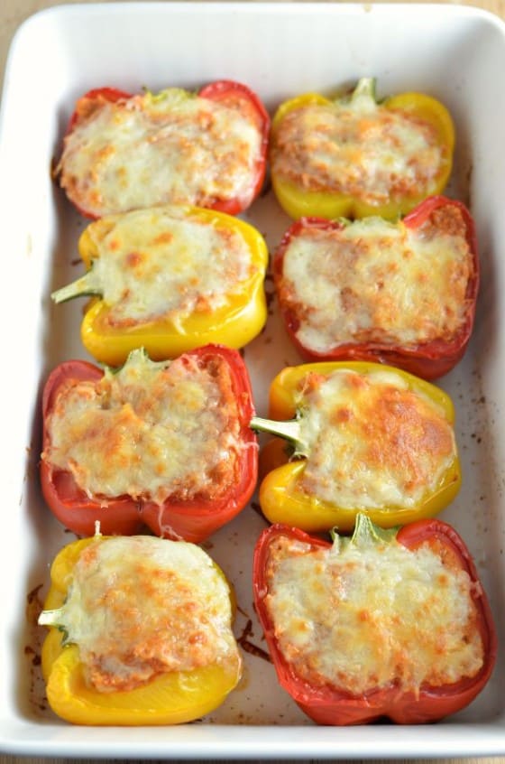 Turkey And Quinoa Stuffed Peppers Domestic Dee