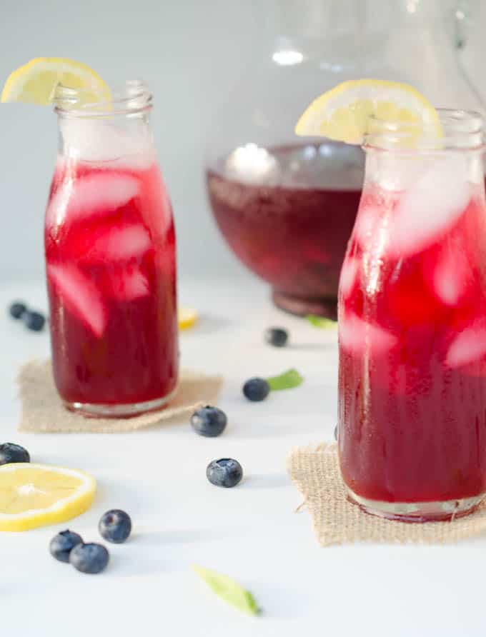 Blueberry Mint Lemonade