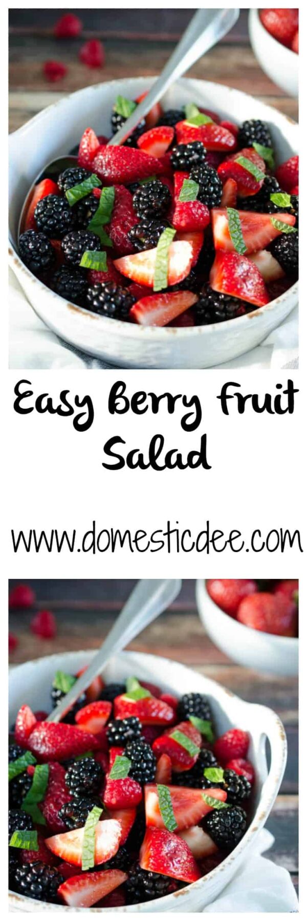 Easy Berry Fruit Salad - Domestic Dee