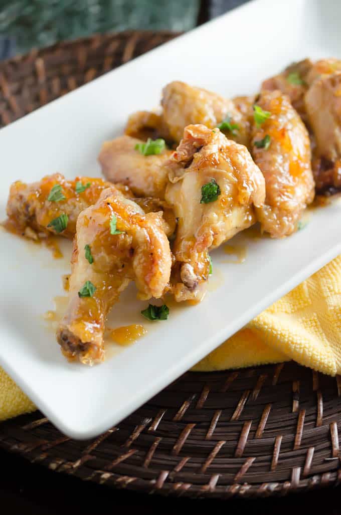 Crispy Baked Pineapple Chicken Wings