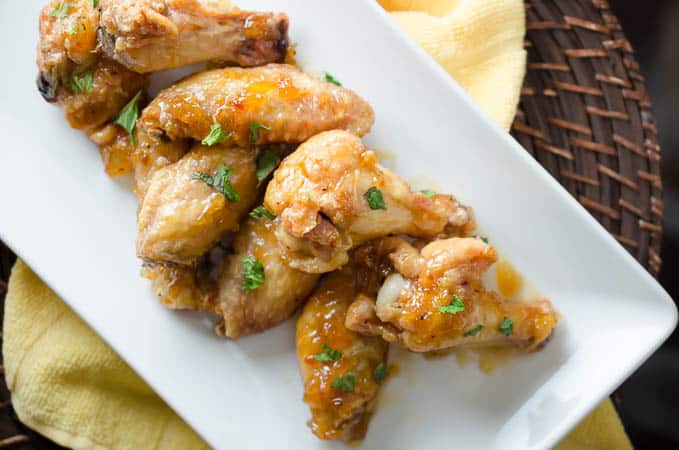 Sweet and Tangy Crispy Baked Pineapple Chicken Wings