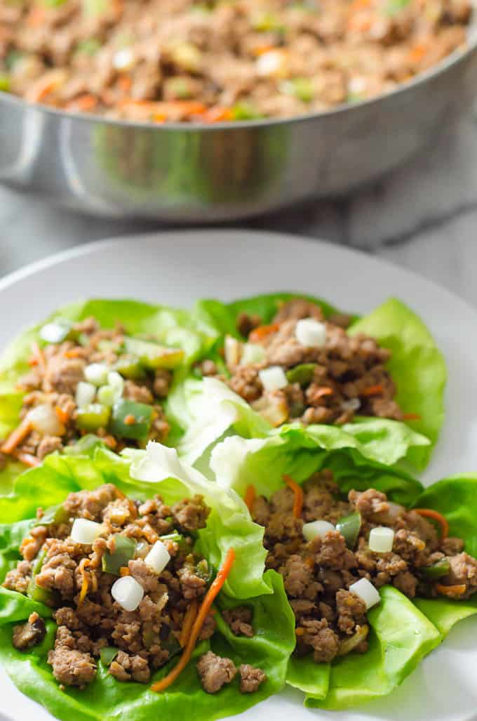 Healthy Turkey Lettuce Wraps