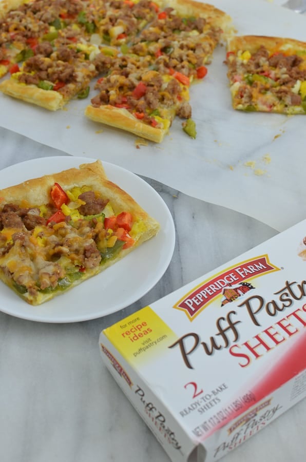 Turkey Sausage Breakfast Pizza12 Domestic Dee