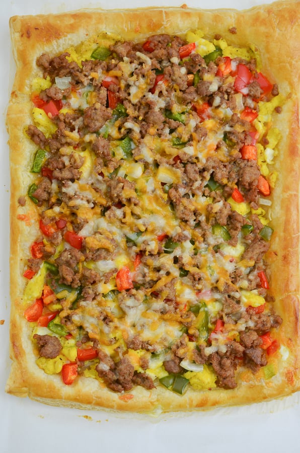 Turkey Sausage Breakfast Pizza4 Domestic Dee