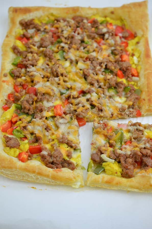 Turkey Sausage Breakfast Pizza5 Domestic Dee