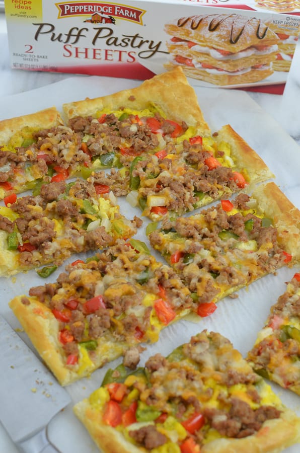 Turkey Sausage Breakfast Pizza8 Domestic Dee