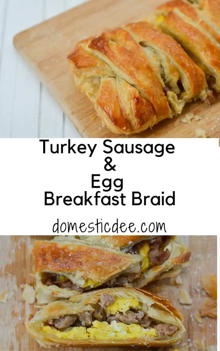 Turkey Sausage and Egg Breakfast Braid