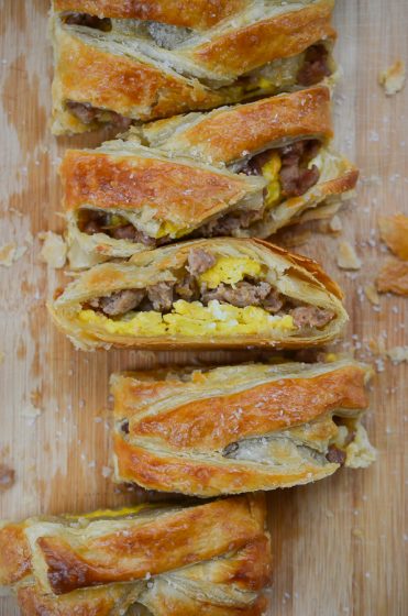 Turkey Sausage and Egg Breakfast Braid - Domestic Dee