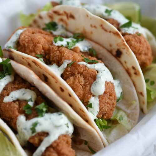 Crispy Chicken Tacos