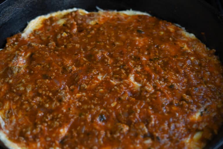 Cast Iron Skillet Lasagna Domestic Dee