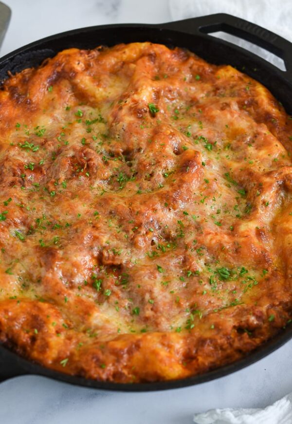 Cast Iron Skillet Lasagna Domestic Dee