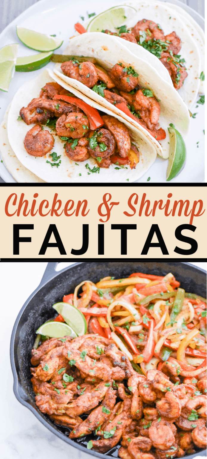 Chicken and Shrimp Fajitas Domestic Dee