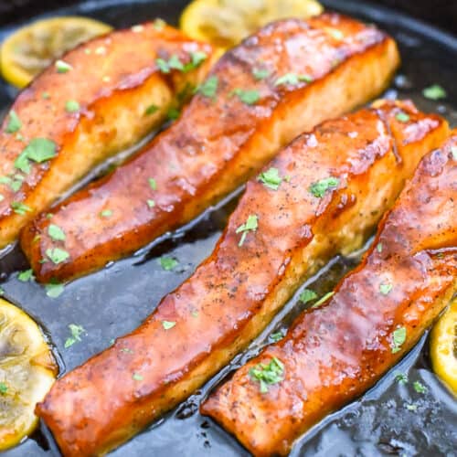 Apricot Glazed Salmon – Domestic Dee