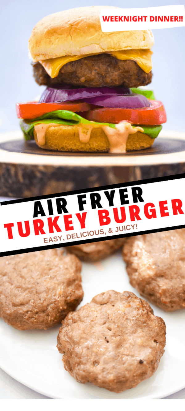Air Fryer Turkey Burger Domestic Dee