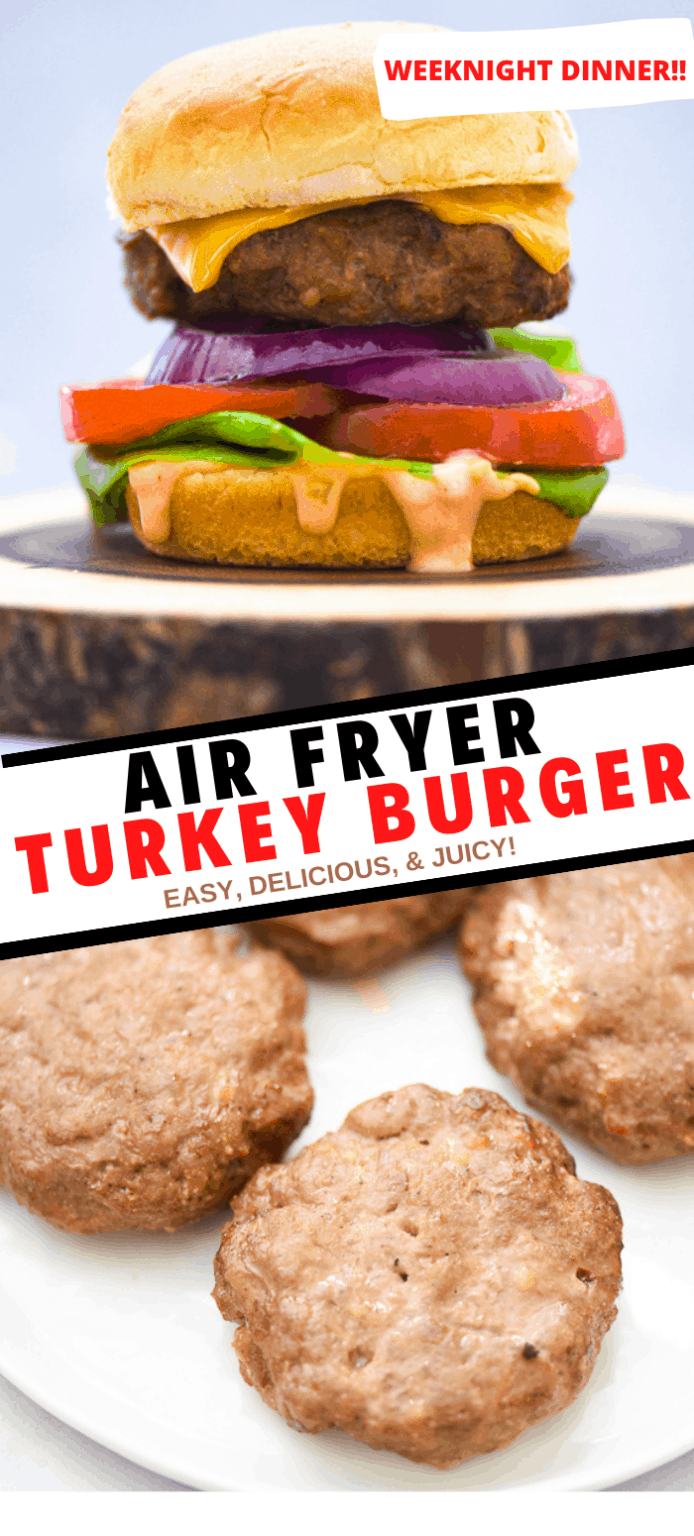 Air Fryer Turkey Burger Domestic Dee