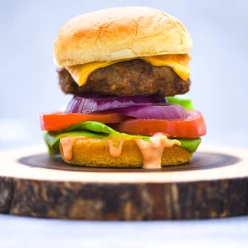 air fryer turkey burger