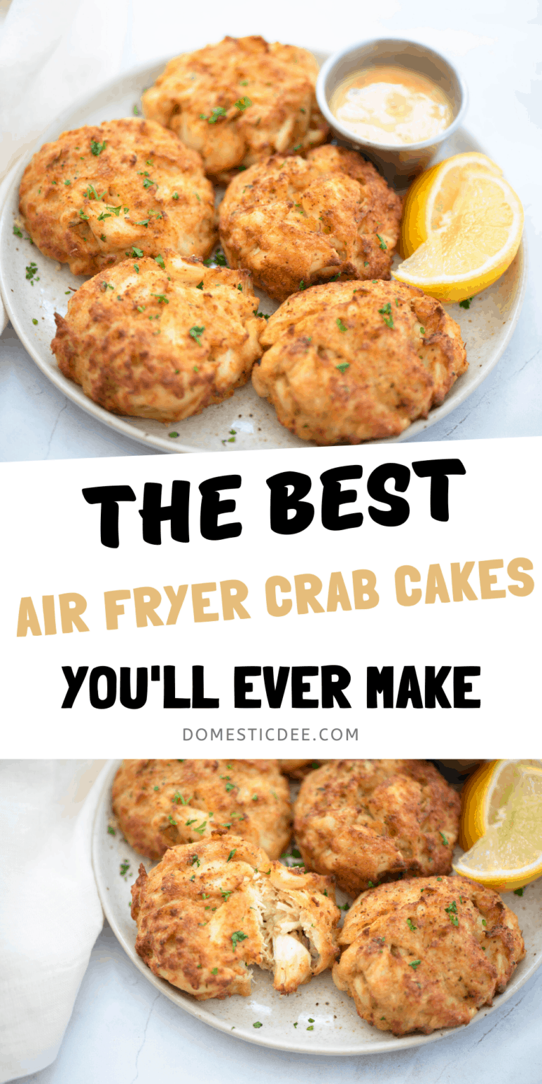 Air Fryer Crab Cakes - Domestic Dee