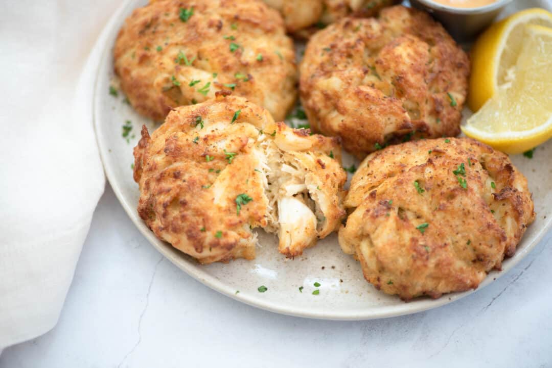 Air Fryer Crab Cakes - Domestic Dee