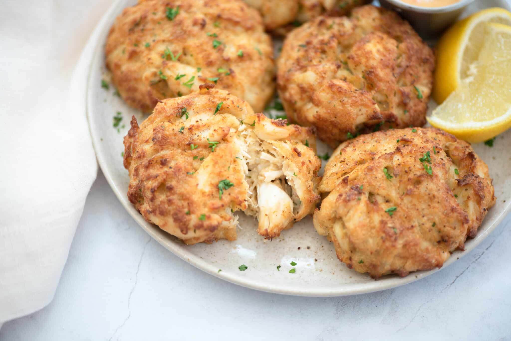 Air Fryer Crab Cakes Domestic Dee