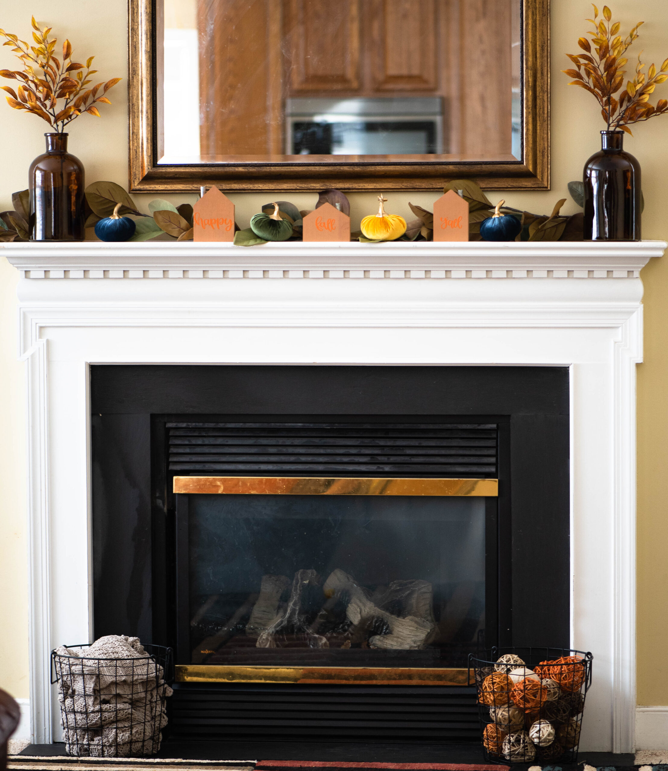 mantel with inexpensive all decor