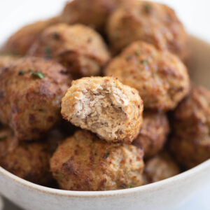 Air Fryer Turkey Meatballs