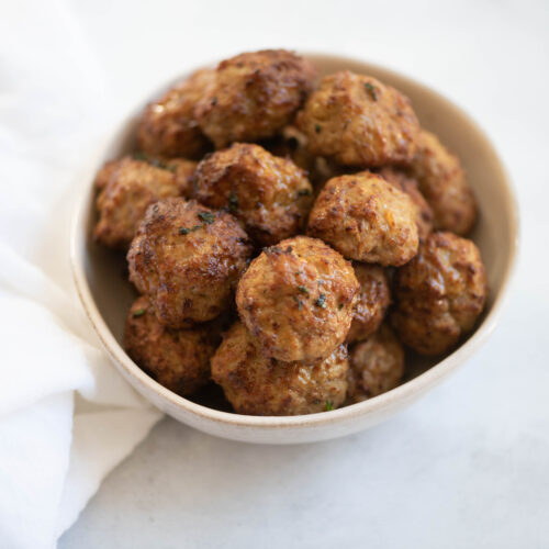 Air Fryer Turkey Meatballs
