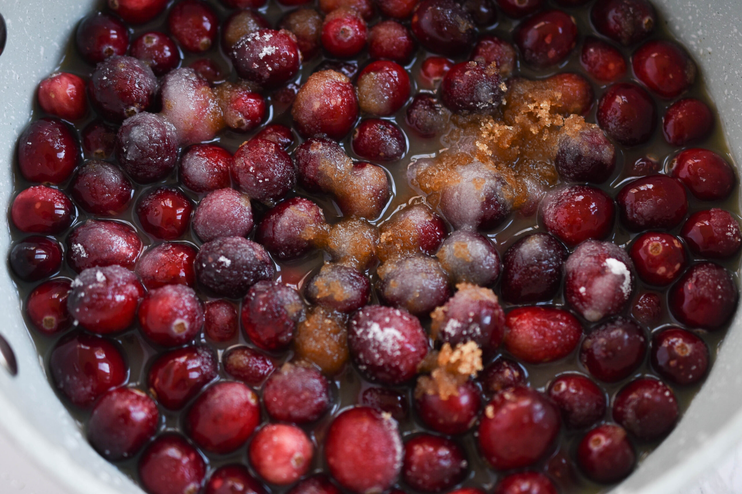 cranberry sauce with orange juice