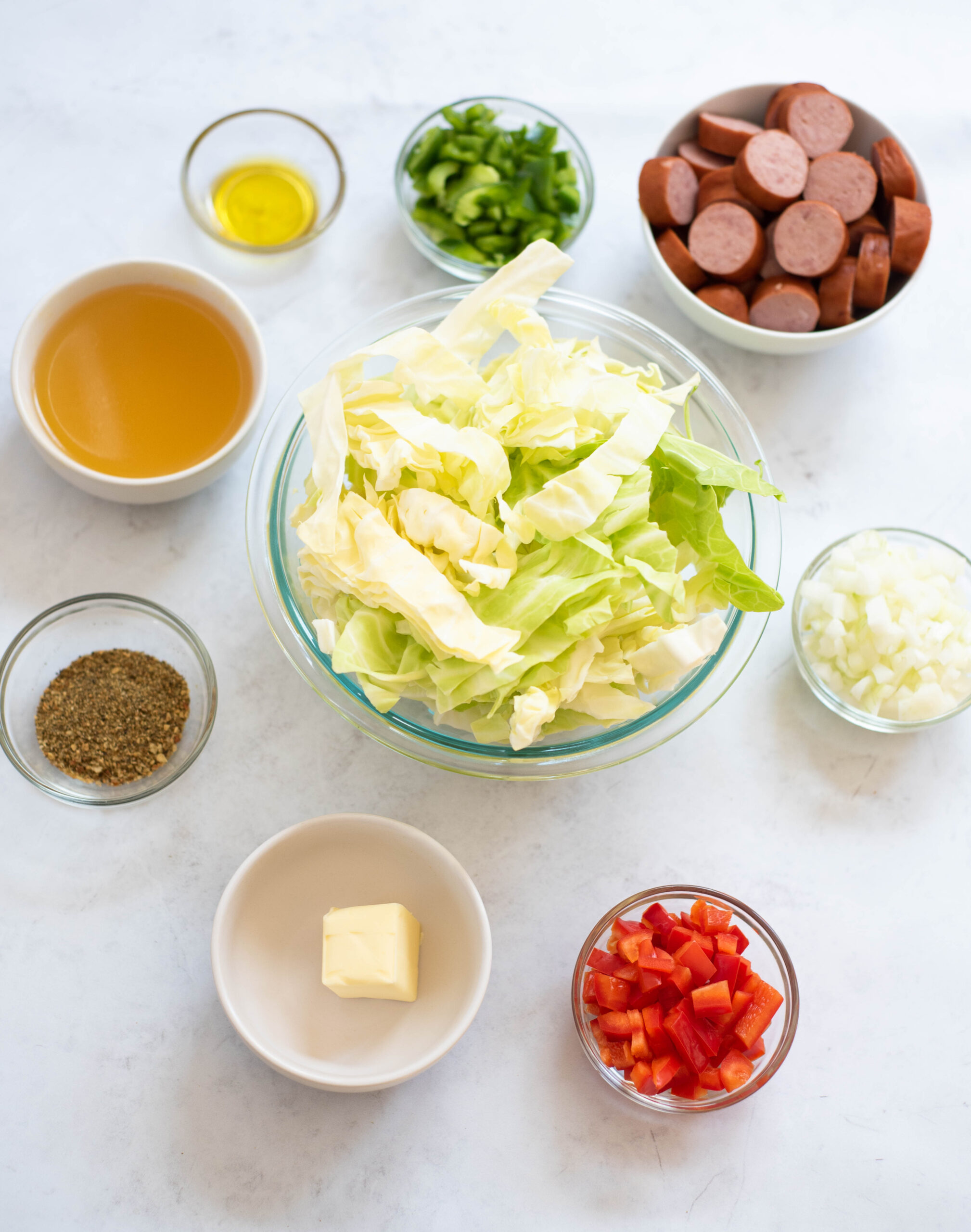 Instant Pot Cabbage Ingredients