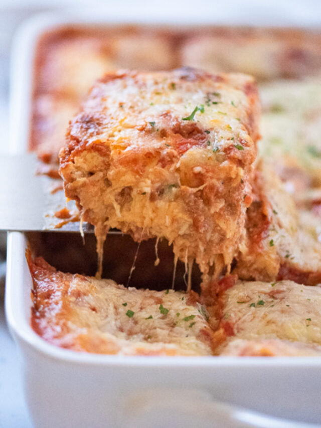 Cheesy Meat Lovers Lasagna! (So Delicious!) Domestic Dee