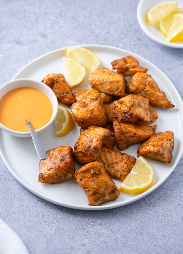 Easy Cajun Salmon Bites {Air Fryer Recipe} – Domestic Dee